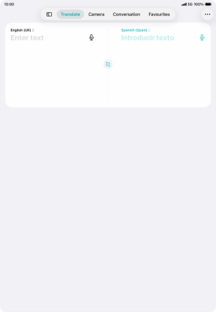Press the first drop down list.