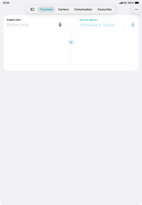 Press the first drop down list.