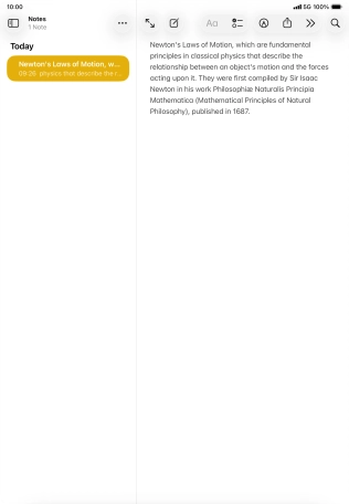 Press the extended menu icon.