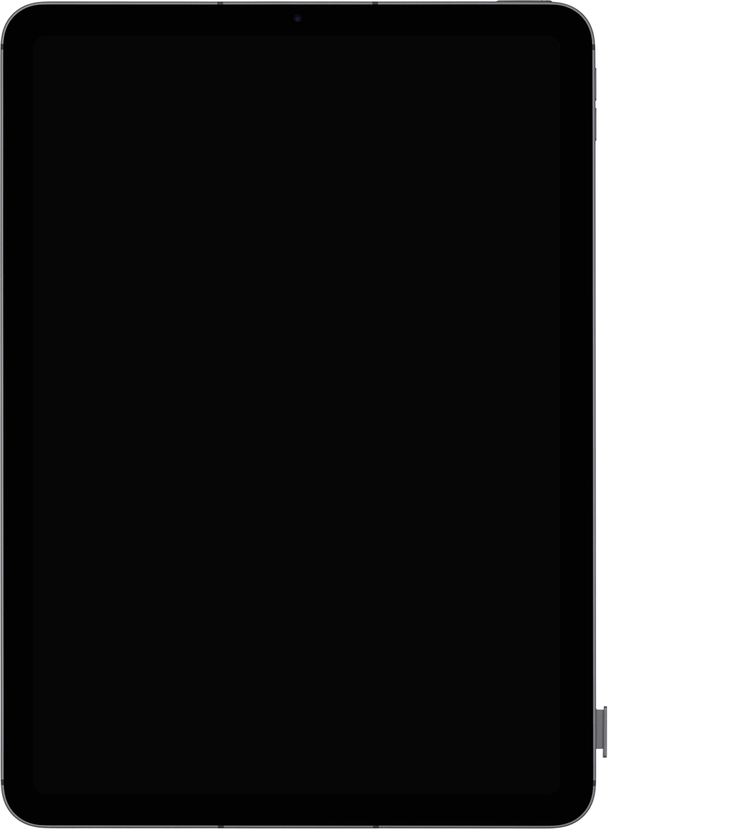 Remove the SIM holder from your tablet.