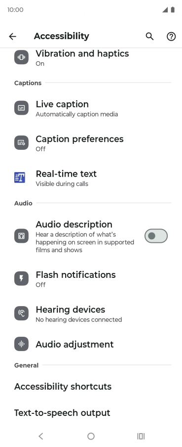 Press the required category below 