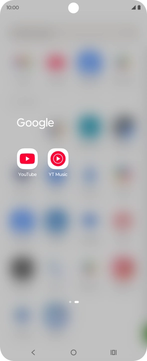 Open YouTube and go to the required video.