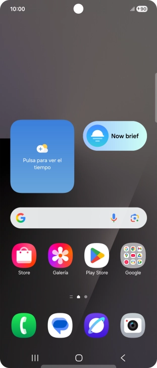 Cuando el icono de carga de batería aparece en la pantalla, el teléfono se está cargando.