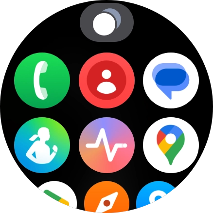 Press the Samsung Health icon.