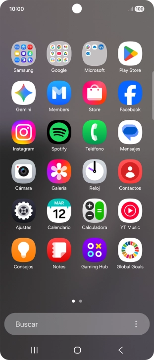 Pulsa Gemini. Si el teléfono lo solicita, sigue las indicaciones de la pantalla para activar la función.
