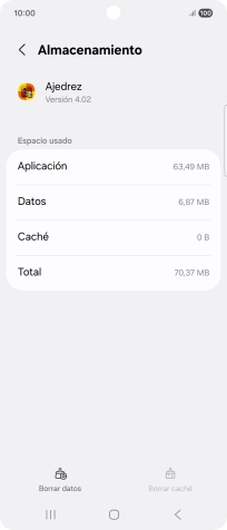 Pulsa la tecla de inicio para terminar y regresar a la pantalla de inicio.