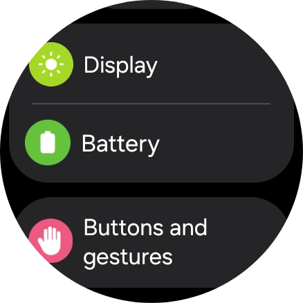 Press Display.