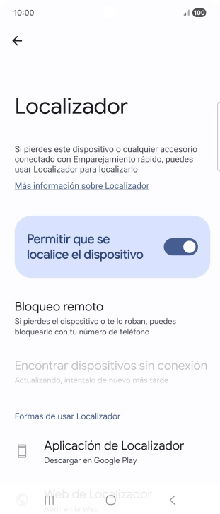 Pulsa la tecla de inicio para terminar y regresar a la pantalla de inicio.