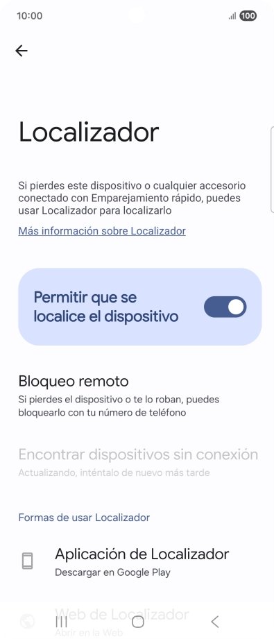 Pulsa la tecla de inicio para terminar y regresar a la pantalla de inicio.