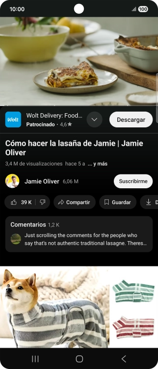 Pulsa la tecla de inicio durante unos instantes para activar Gemini.