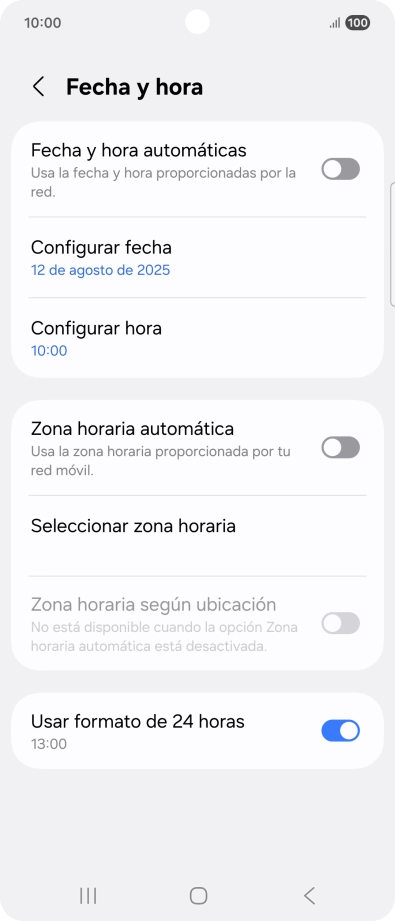 Pulsa el indicador junto a 