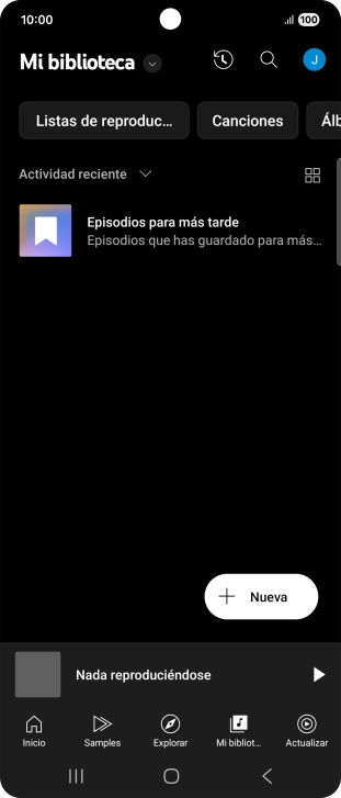 Pulsa la lista desplegable.