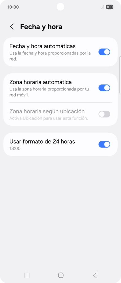 Pulsa la tecla de inicio para terminar y regresar a la pantalla de inicio.