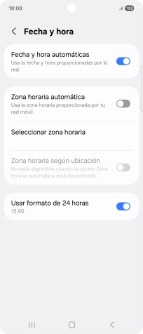 Pulsa el indicador junto a 