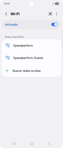 Pulsa el icono de menú.
