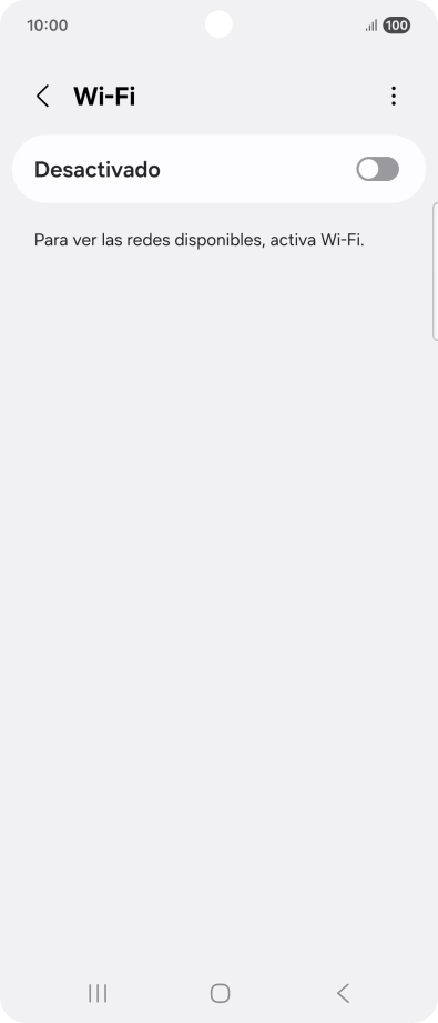 Pulsa el indicador para activar la función.