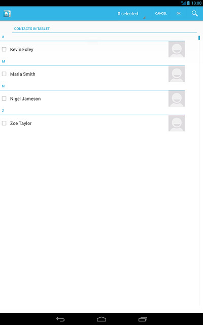 Press 0 selected to open a drop down menu.