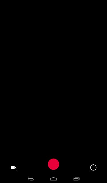 Press the record icon to start recording.