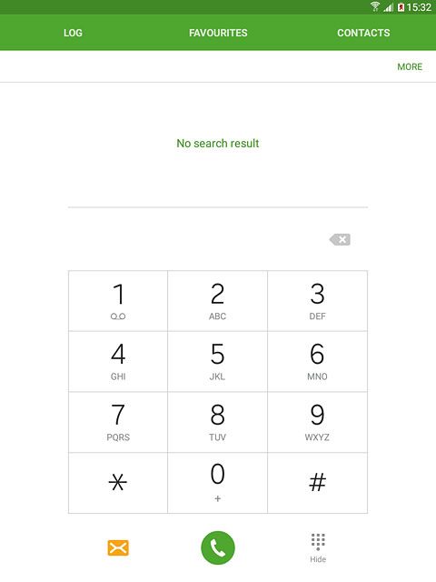 Press and hold the required speed dialling key until the number is called.