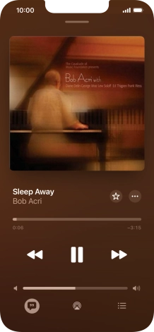 Press arrow right to go to the next audio file.