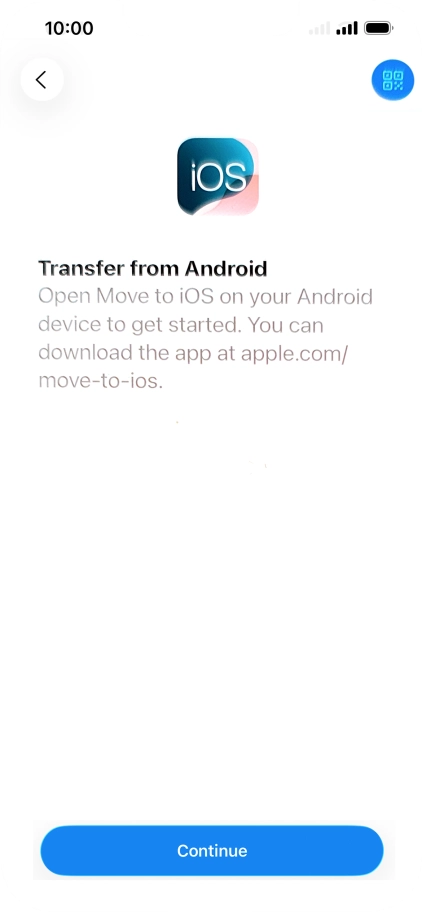 To transfer content to your phone, you need to install the app 