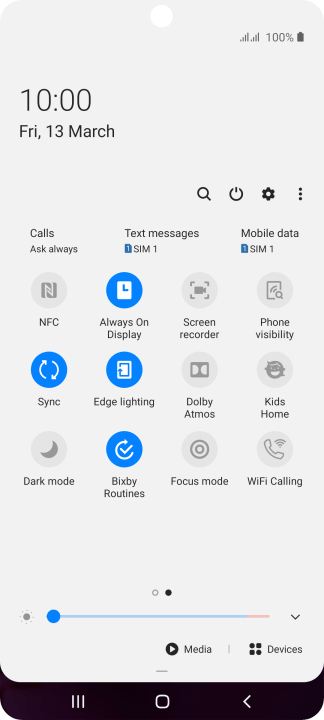 samsung a71 nfc location