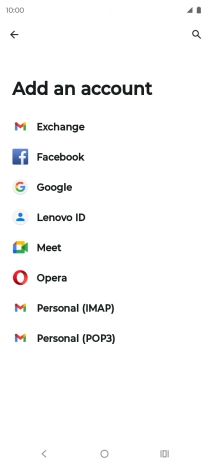 Press Google.