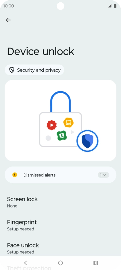 Press the Home key to return to the home screen.