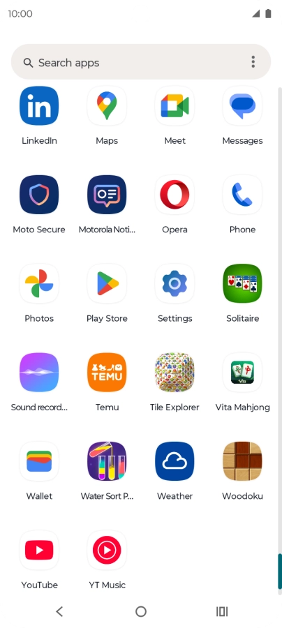 Press Play Store.