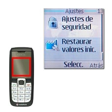 Vaya a Restaurar valores inic. y pulse la tecla de navegación.