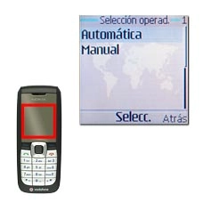 Elija Automática y pulse la tecla de navegación.El ajuste seleccionado se confirma en la pantalla.