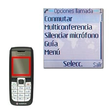 Vaya a Conmutar y pulse la tecla de navegación para cambiar de una conversación a otra.Un auricular junto a una de las dos llamadas muestra cuál es la activa.