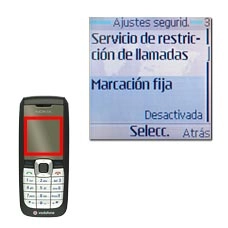 Vaya a Marcación fija y pulse la tecla de navegación.