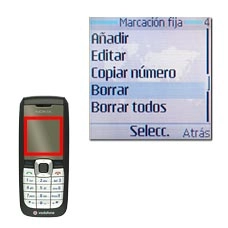 Vaya a Borrar y pulse la tecla de navegación.