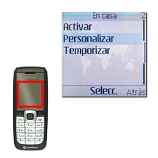 Vaya a Personalizar y pulse la tecla de navegación.