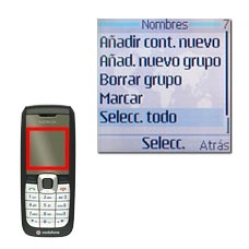 Vaya a Selecc. todo y pulse la tecla de navegación.