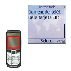 Elija De mem. del teléf. o De la tarjeta SIM y pulse la tecla de navegación.