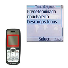 Si selecciona Descargas tonos: