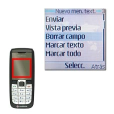 Vaya a Borrar campo y pulse la tecla de navegación.