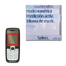 Vaya a Predicción activ. y pulse la tecla de navegación.