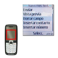 Vaya a Borrar campo y pulse la tecla de navegación.