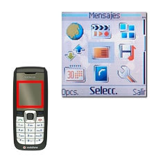 Vaya a Mensajes y pulse la tecla de navegación.