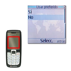 Vaya a No y pulse la tecla de navegación.