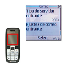 Vaya a Ajustes de correo entrante y pulse la tecla de navegación.