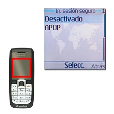 Vaya a Desactivado y pulse la tecla de navegación.