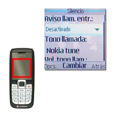 Elija uno de los ajustes siguientes:Aviso llam. entr., véase 3a.