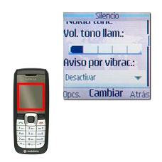 Aviso por vibrac., véase 3d.