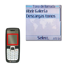 Si selecciona Descargas tonos: