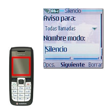 Vaya a Nombre modo y pulse la tecla de navegación.