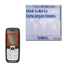 Si selecciona Descargas tonos: